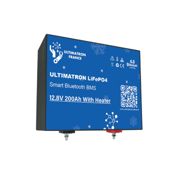 Ultimatron LiFePO4 12.8V 200Ah Untersitz mit integriertem Heizelement