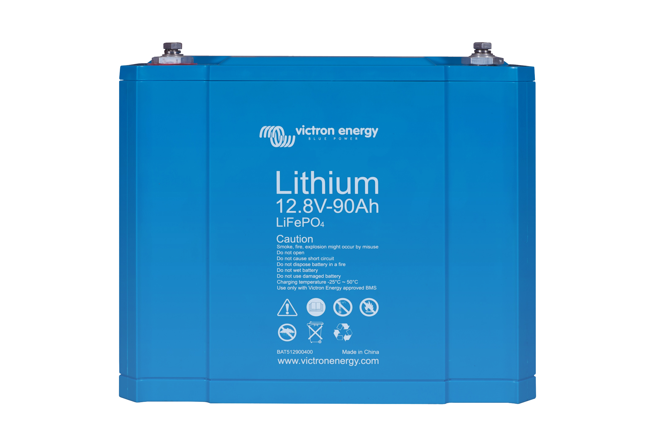 LiFePO4-Batterie 12V 100Ah Lithium-Eisenphosphat