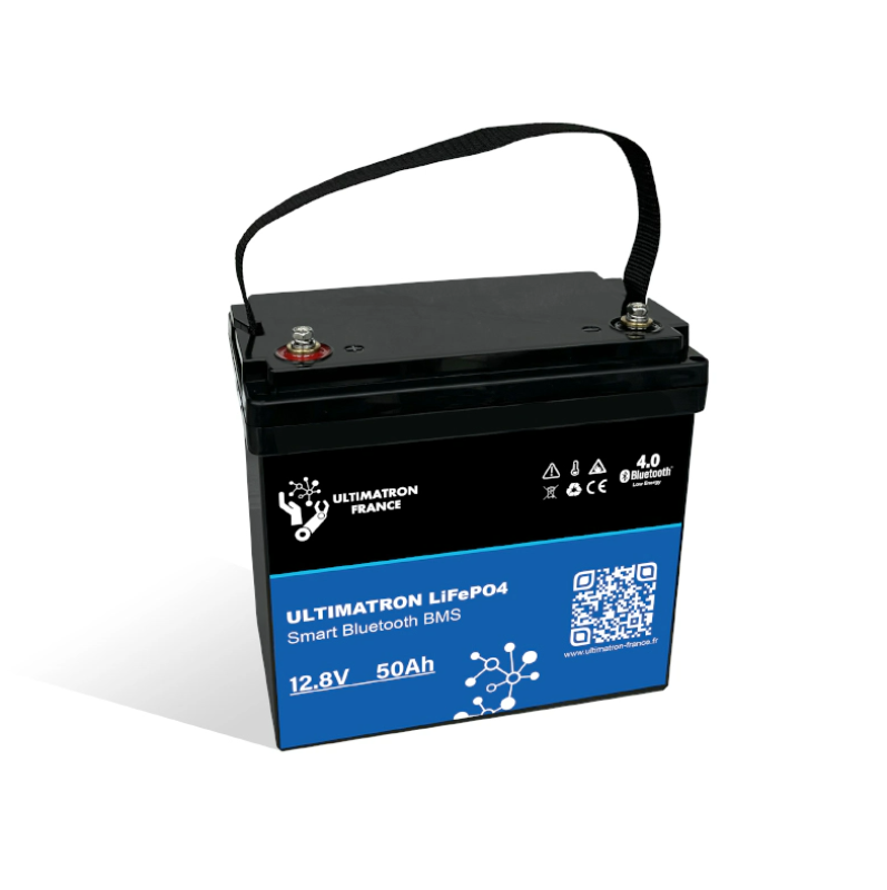Ultimatron Lithium Batterie LiFePO4 12.8V 50Ah Smart BMS mit Bluetooth